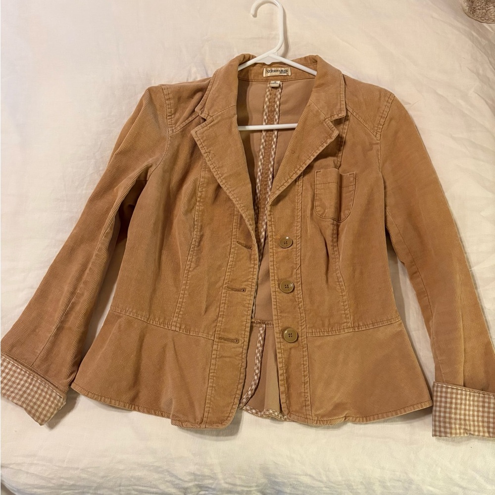 St. John’s Bay Tan Corduroy Blazer